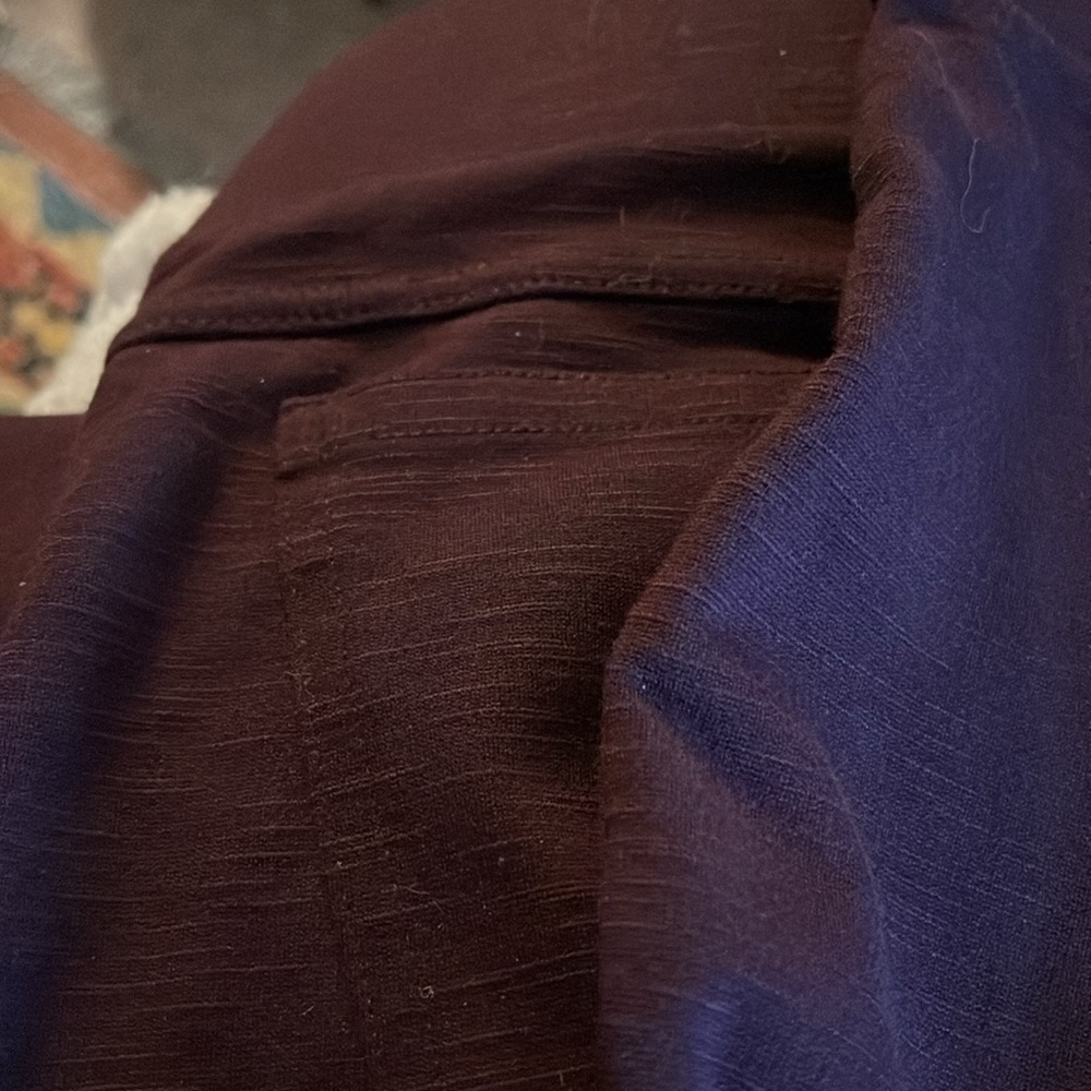 Matty M Maroon & Black Heathered Stretch Pants - Size M​ - Picture 9 of 9